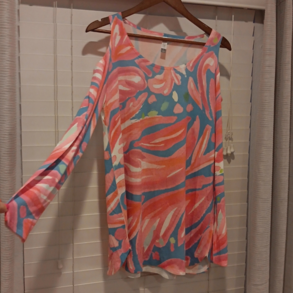 Colorful Abstract Long Sleeve Top
